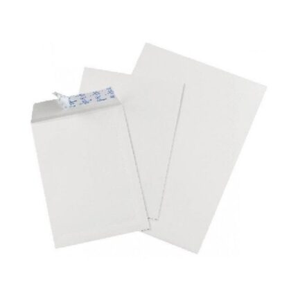 Lot de 250 Pochettes Blanches Autocollantes Format A5 - 162x229 mm - 90g